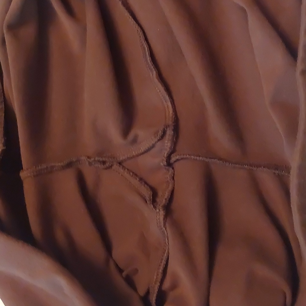 Terra & Sky Brown Pull On Leggings Plus Sz 2X 20W-22W - Picture 12 of 13